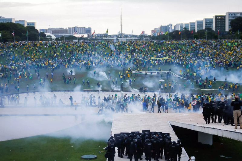 Bolsonaro supporters invade Brazil presidential palace, Congress, Supreme Court