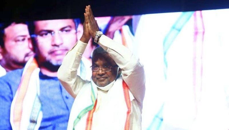 Siddaramaiah Starts campaign in kolar Congress Shows strength With Praja Dhwani Program san