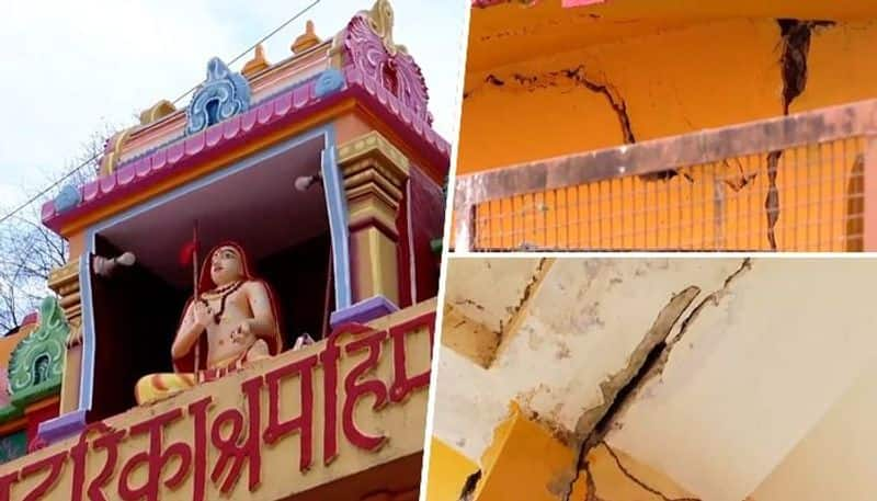 Joshimath 'Sinking': Massive cracks threaten Shankaracharya's Jyotirmath