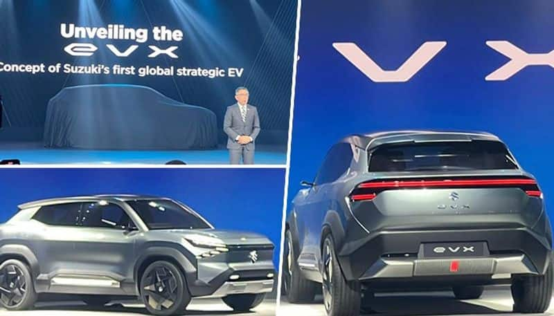 Maruti Suzuki unveils Concept Electric SUV eVX market launch in 2025 watch gcw