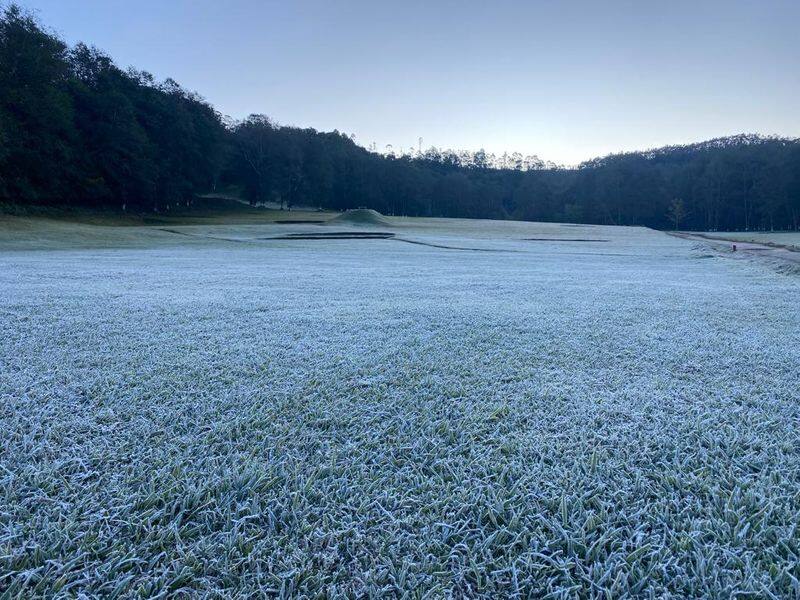 extreme cold in Munnar