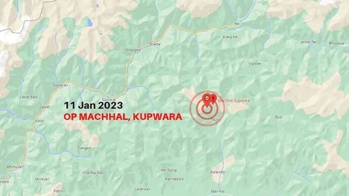 LOC के पास माछल सेक्टर में ट्रैक पर बर्फ होने से खाई में फिसले सेना के तीन जवानों की मौत