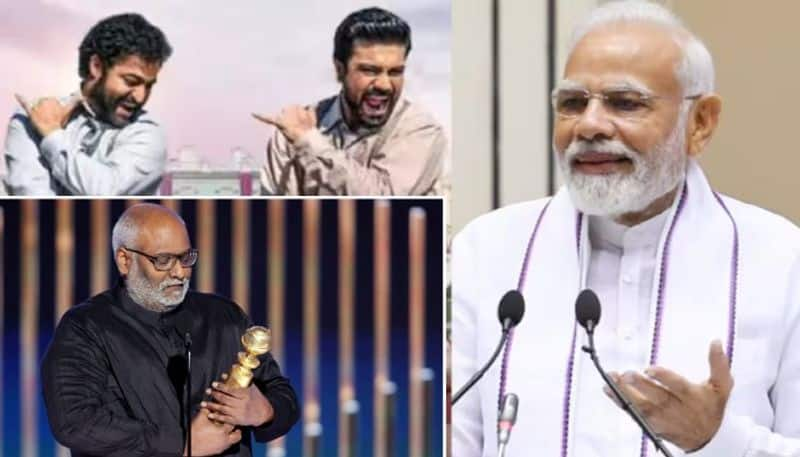 PM Modi congratulates team RRR on Golden Globes win