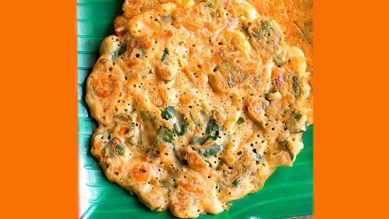 How to make Wheat Flour Spinach Adai in Tamil