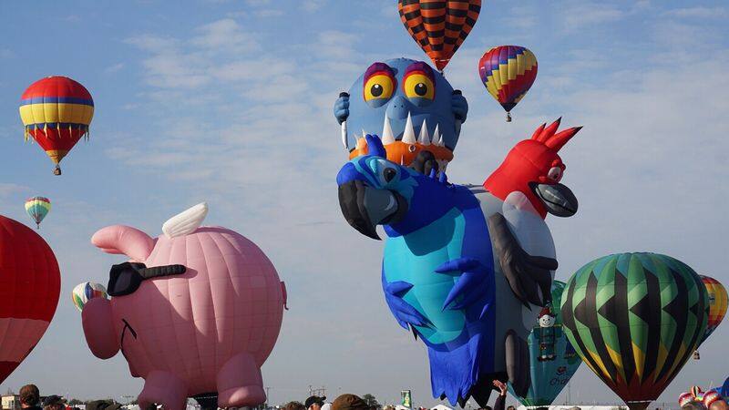 Tamil Nadu International Balloon Festival started in Pollachi today