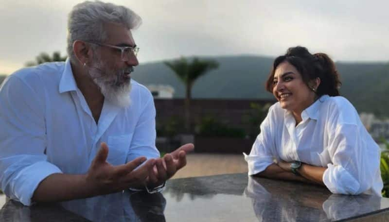 actress  Manju Warrier shares candid photos with Ajith Kumar