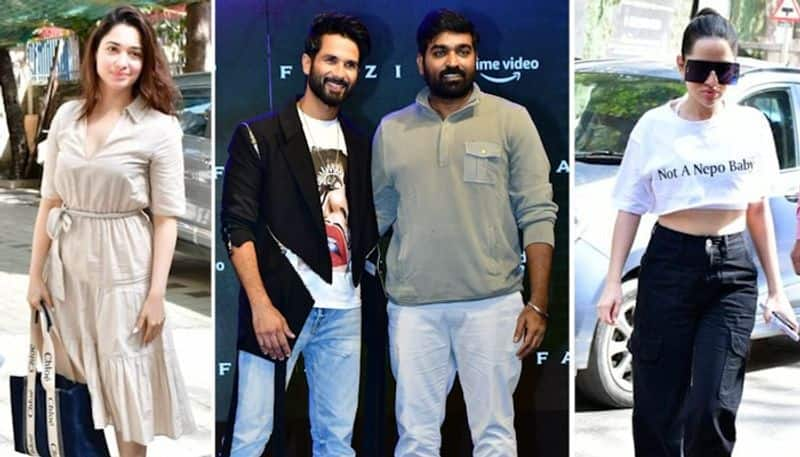 Shahid Kapoor, Vijay Sethupathi, Urfi Javed and more celebs spotted in various places in Mumbai RBA