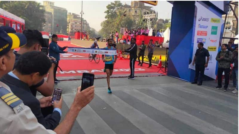 TATA Mumbai Marathon 2023 Hayle Lemi Berhanu wins in record time Gopi T first in indians 