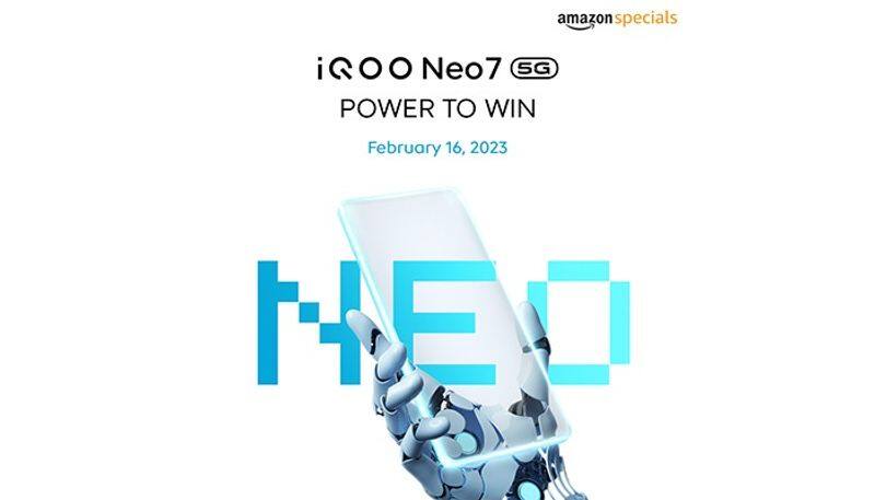 iQoo Neo 7 India launch date CONFIRMED to be available via Amazon know all details here gcw