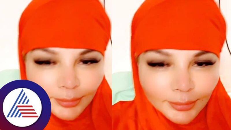 Bollywood actress Rakhi Sawant seen in Hijab after marrying Adil Khan