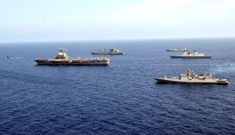 Exercise Varuna: India, France engage off the western seaboard