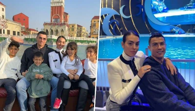 football Ahead of Ronaldo vs Messi clash in Riyadh, Al-Nassr star enjoys 'quality time' with Georgina Rodriguez and kids snt