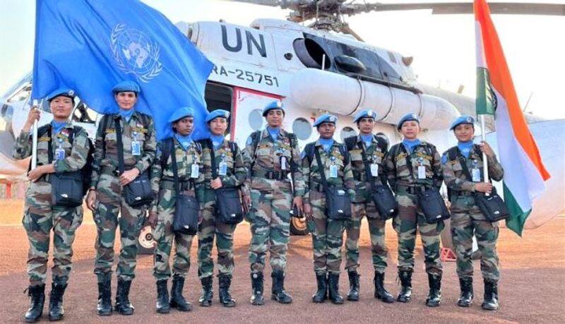 Video Largest contingent of Indian women peacekeepers reaches Abyei