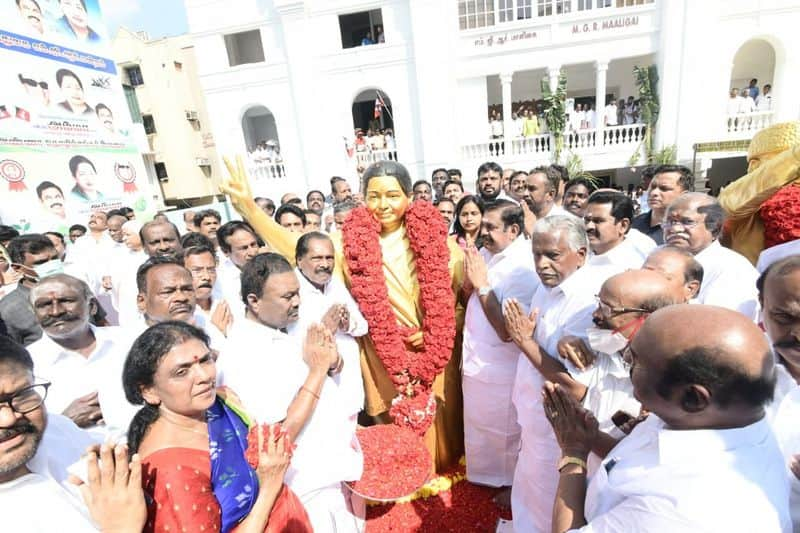 Edappadi Palaniswami thanked the AIADMK for celebrating MGR birthday in a grand way