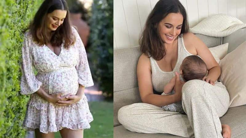 Actress Evelyn Sharma is pregnant for second time flaunts baby bump