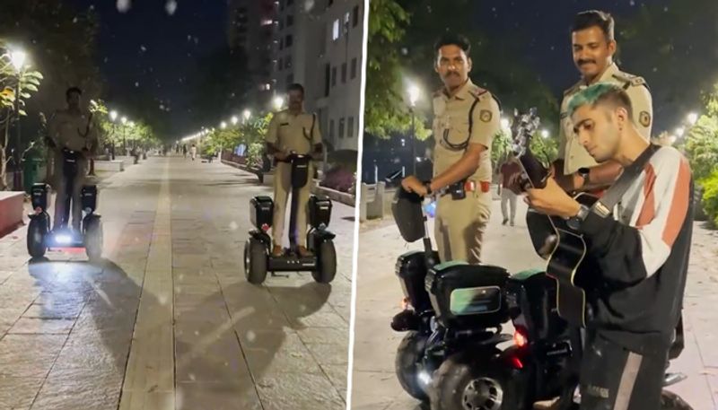 Kerala youth's soulful rendition impresses two cops while patrolling on duty; watch video - gps