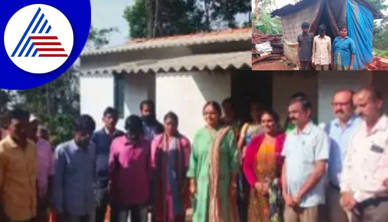 Kedamullaur panchayat provided  house or the blind brothers who were living in a hut rav