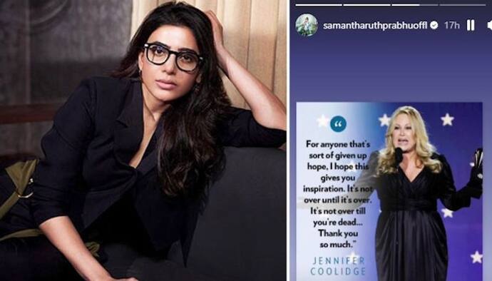 Samantha Ruth Prabhu shares The White Lotus star Jennifer Coolidge's empowering speech