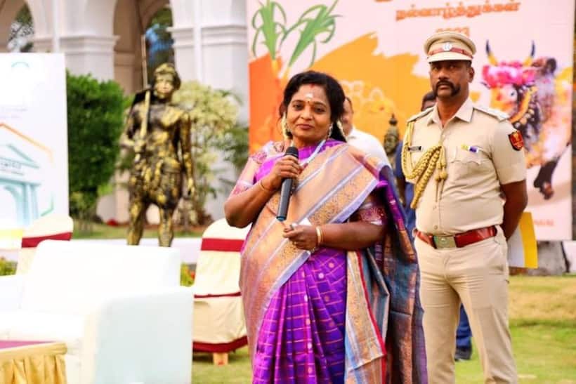 உங்கள் விளம்பரத்தை தமிழ்நாடோடு வைத்துக்கொள்ளுங்கள் புதுச்சேரியில் வேண்டாம் - ஆளுநர் தமிழிசை ஆவேசம்!