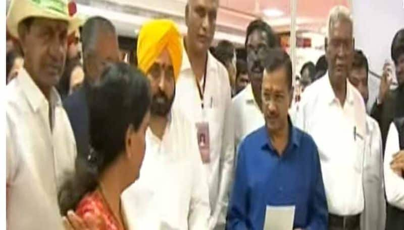 KCR Inaugurates second phase  Kanti Velugu programme in Khammam