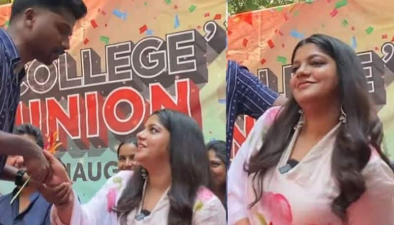 student behaviour towards aparna balamurali ernakulam law college union apology