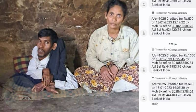 Kannada people helped mother and son in trouble Abundant funding from donors sat