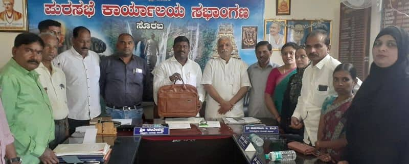 Soraba Municipality 18.79 crore budget presentation at shivamogga rav