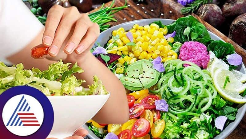 Eating salad with food will make any effect on body 