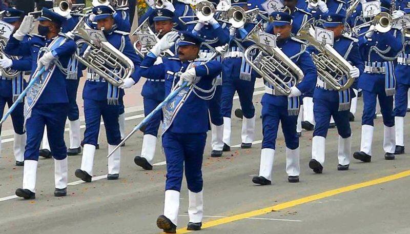 Republic Day 2023 Warrant Officer Ashok Kumar Indian Air Force Band at Parade