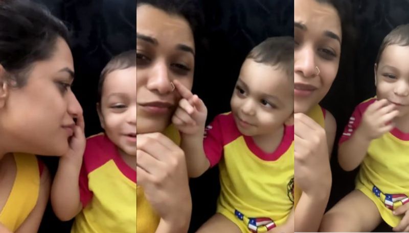 actress parvathy r krishna shares video of son