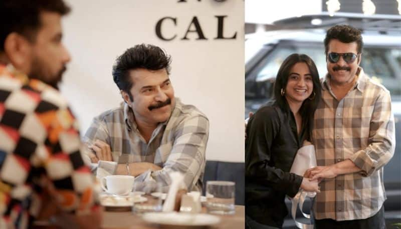 mammootty visited cafe by namitha pramod pics