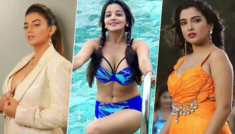 HOT PHOTOS) Akshara Singh to Monalisa-7 popular Bhojpuri actresses that took Internet by storm  RBA