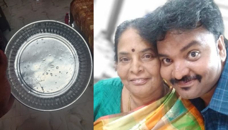 Man finds out why his mom used the same plate for two decades until she died