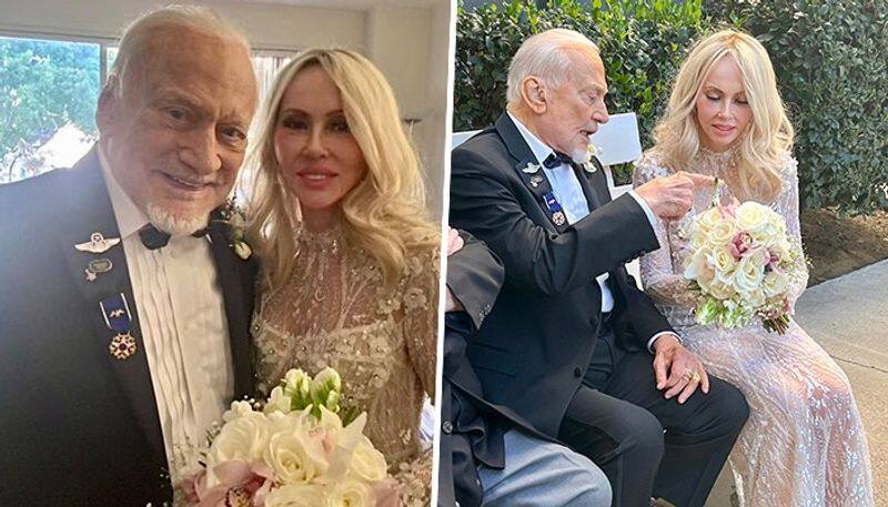 Buzz Aldrin gets married on 93rd birthday check out his post Twitterati cant keep calm gcw