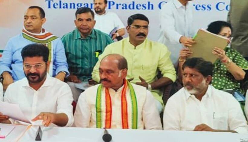 ఈ నెల 15 నుండి  తెలంగాణ కాంగ్రెస్ బస్సు యాత్ర: ప్రియాంక, రాహుల్ పాల్గొనేలా ప్లాన్