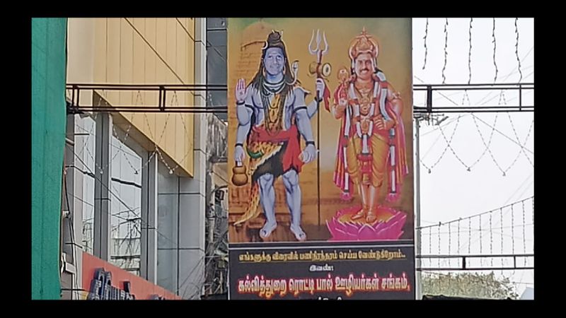 puducherry bread milk employees pray to morphed photos of rangasamy and namasivayam