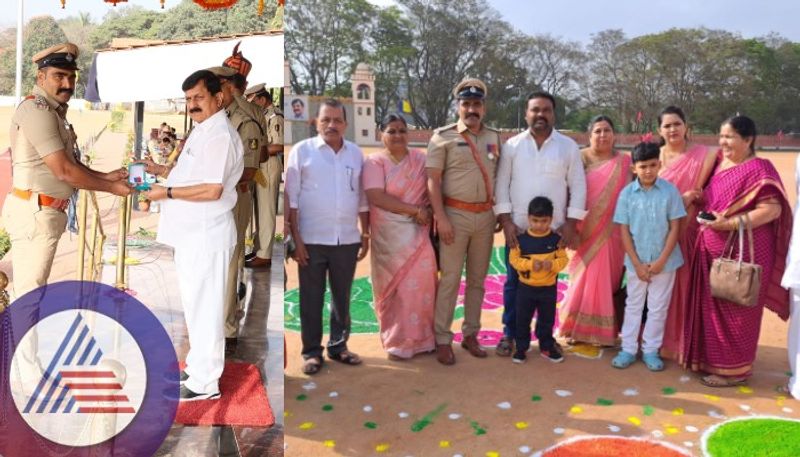 Central Home Minister Medal for Super Cop Devaraj wished to District Police sat