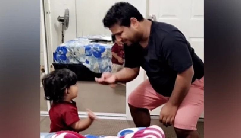 toddlers funny talk with father that shot by mother going viral