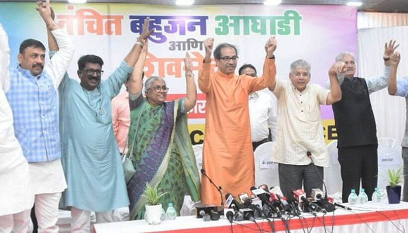 'Uniting to save democracy': Uddhav Thackeray's Sena announces alliance with Prakash Ambedkar's VBA 