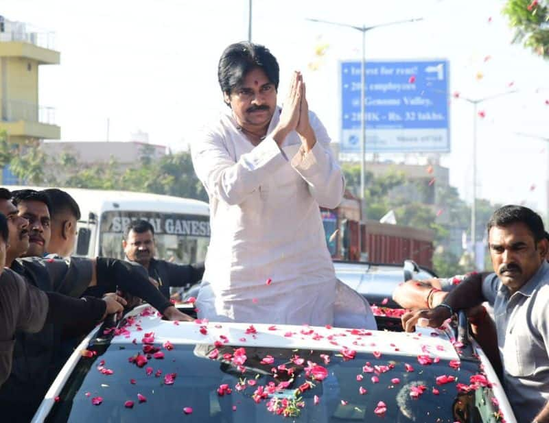 Jana sena Chief  Pawan Kalyan  To Visit  Rushikonda today lns