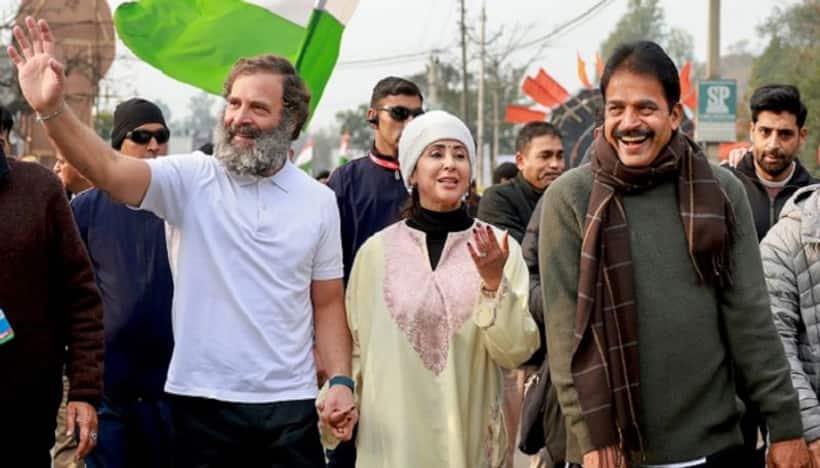 Bharat Jodo Yatra: Actor politician Urmila Matondkar joins Rahul Gandhi in Jammu; check details