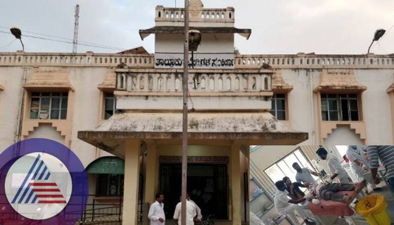 Mandya Crime Man murdered in madduru taluk office People shocked sat