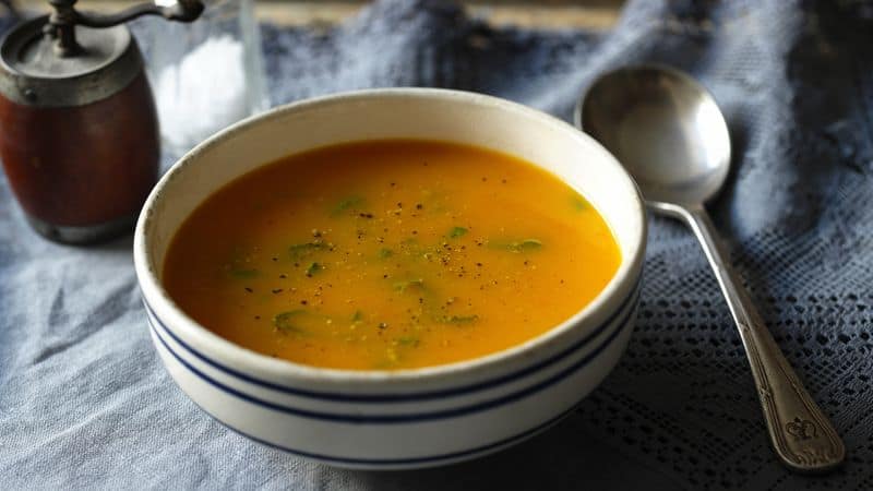 tasty and healthy carrot and tomato soup recipe