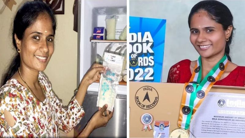 coimbatore lady donated 106 liters of mother feeding milk of last 7 months