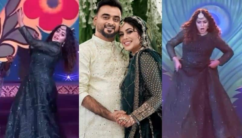 actress shamna kasim perform dance in the situation of pregnant