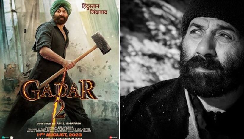 Gadar 2: Sunny Deol looks fiery in a powerful avatar within first poster look of the awaited actioner film