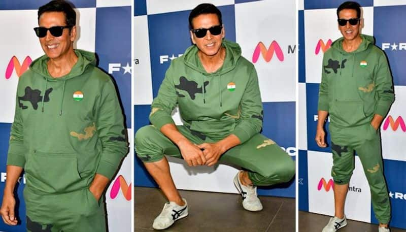 Spotted: Akshay Kumar gives athleisure goals at the launch of his clothing brand FORCE IX vma