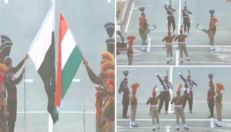 Republic Day 2023: Beating retreat ceremony concludes at Attari-Wagah border AJR