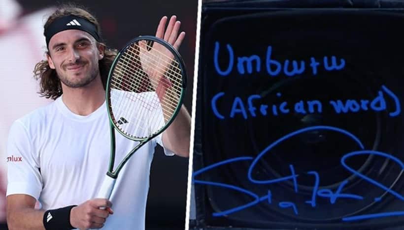 'Ubuntu': What does the African word Tsitsipas signed after storming into Australian Open 2023 final mean?
