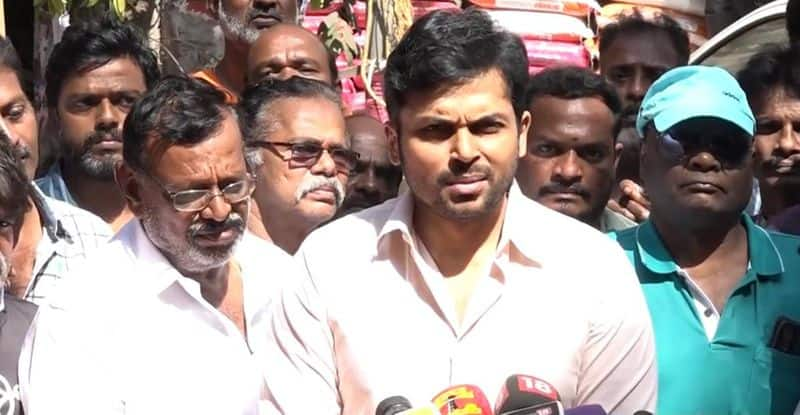 karthi wish the dada movie team 